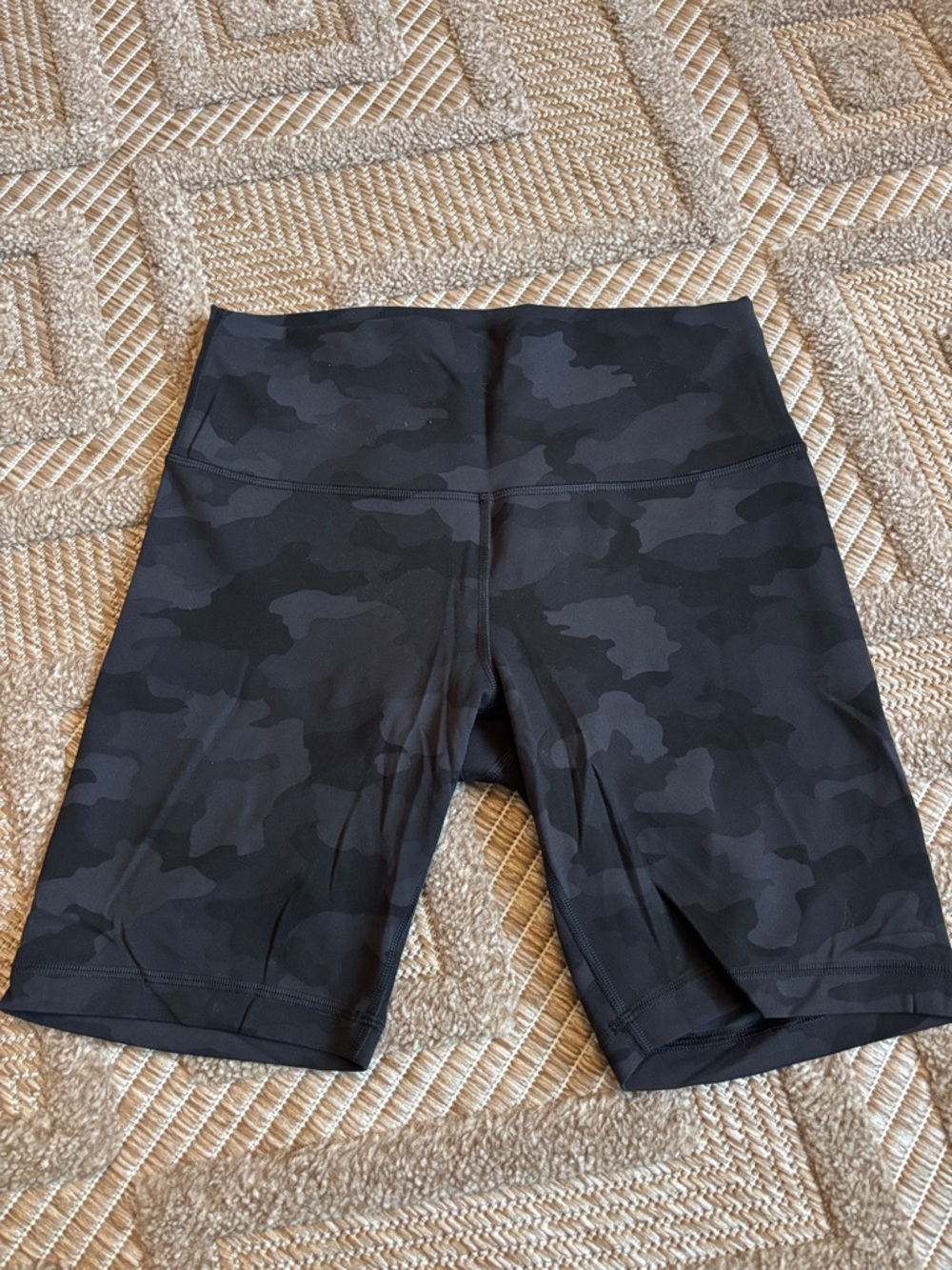 Lululemon Camo Biker Shorts